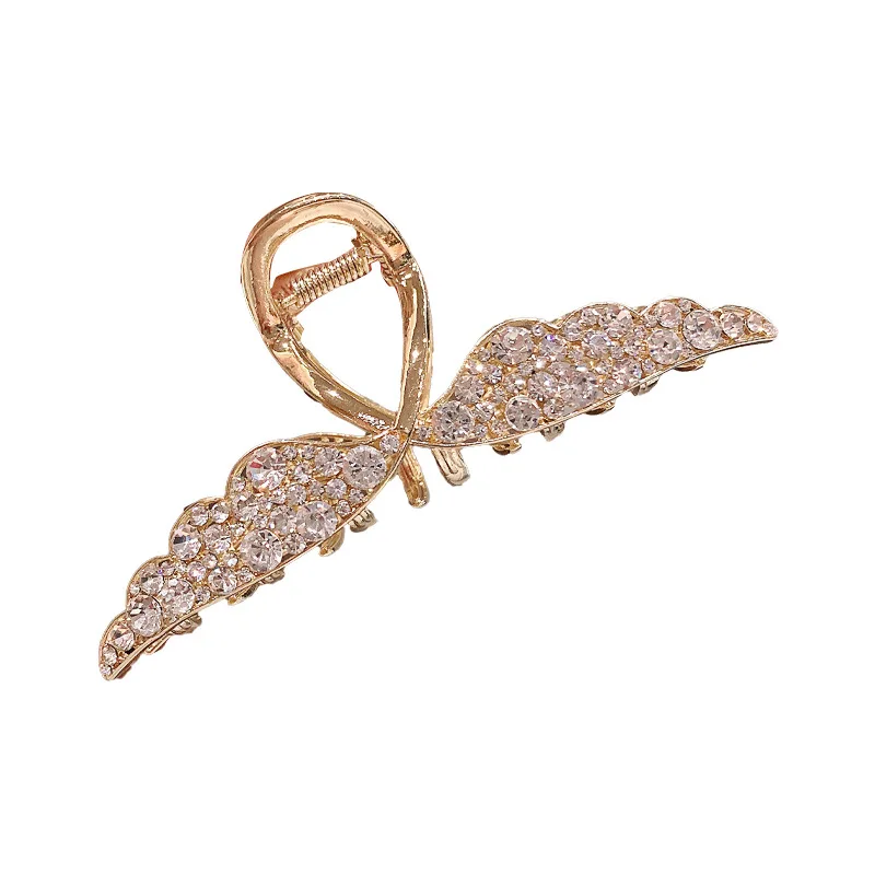 Top Trends: VANIKA Luxury Full Rhinestone Wing Hair Claw Elegant Metal Hairpins Ponytail Claw Clip For Women Girls Hair Accessories Gifts Shoppable Styles - Image 6