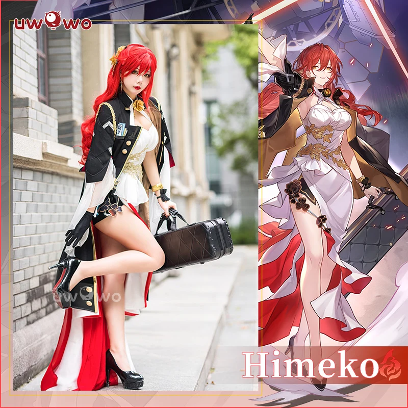 Top Trends: UWOWO Himeko Cosplay Honkai Star Rail Cosplay Himeko Costume スターレイル Cosplay Outfit Halloween Costumes Women Dress Shoppable Styles