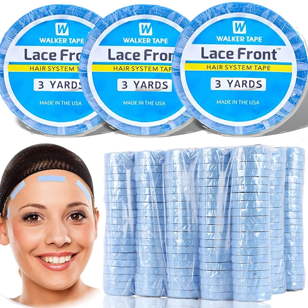 Top Trends: 30pcs / Lot Wholesale Lace Front Support Tape Strong Hold Wig Adhesive Tape Waterproof Double Sided Hair Extension Tape For Toupee Shoppable Styles