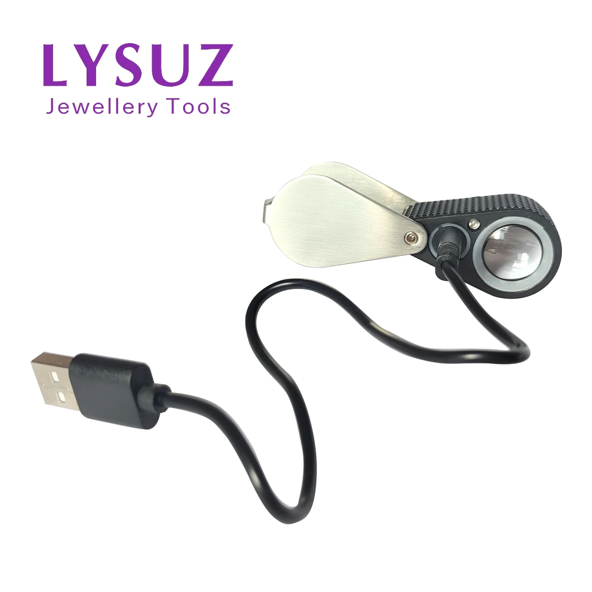 Top Trends: USB Charging LED 10X Loupe With Dual Light Withe UV Jewelry Diamond Gemstone Magnifying Glass Watch Antique Identification Tool Shoppable Styles - Image 5