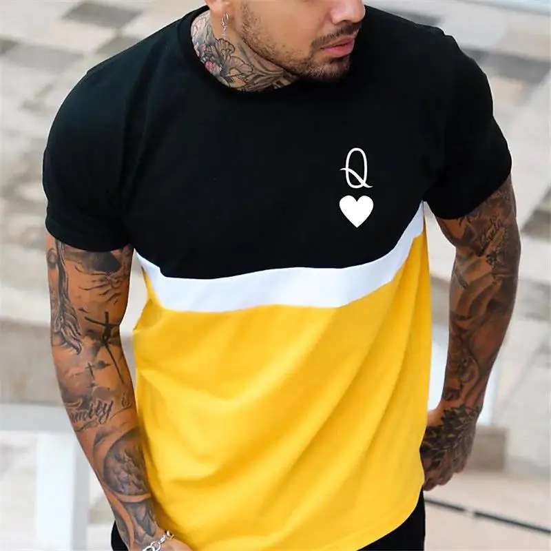 Top Trends: Vintage Men&#039;s T-shirt Street Tee Summer Male 3d Stripe Print Short Sleeve Tops Everyday T Shirt Oversized Clothing Shirt Man 5xl Shoppable Styles