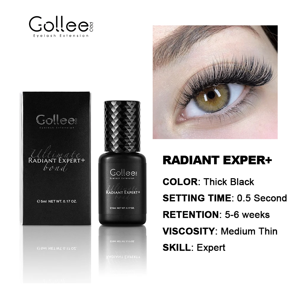 Top Trends: Gollee Eyelash Glue 0.5s Fast Drying Lashes Glue For Salon Artist Eyelash Extensions Glue Profession Eyelash Extension Supplies Shoppable Styles