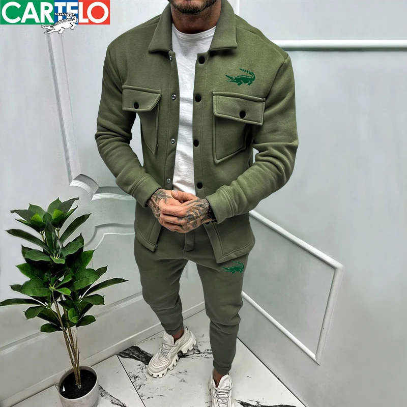 Top Trends: 2023 New Casual Long Sleeve Coat Set Heavy Duty Workwear Shirt Set Vintage Shirt Men's Spring And Autumn Shoppable Styles