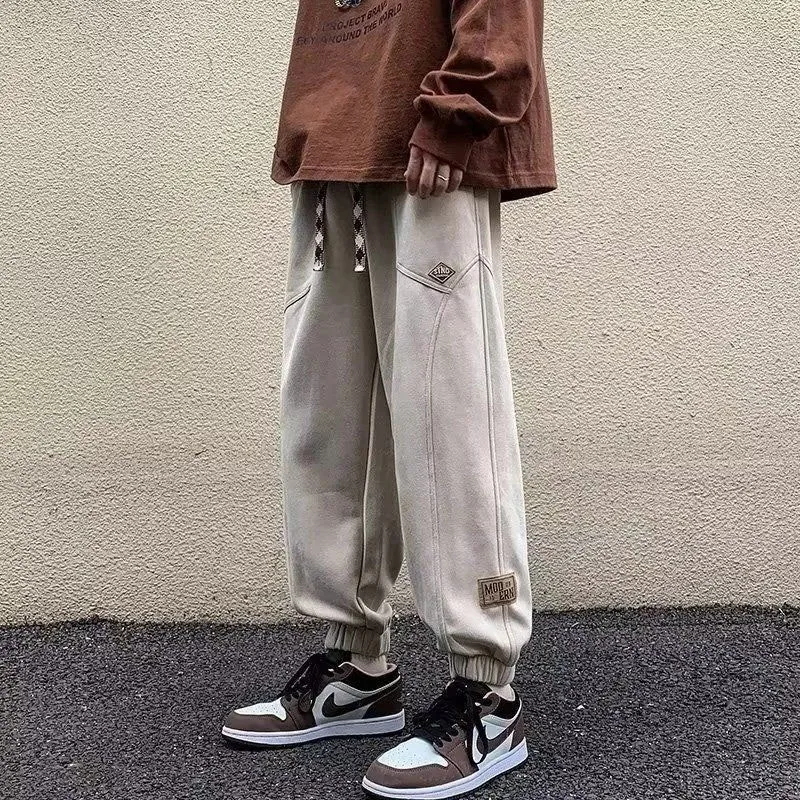 Top Trends: New Spring And Autumn Fashion Brand Japanese Tie Feet 9 / 4 Youth Trend Loose And Versatile Handsome Men&#039;s Casual Sports Pants Shoppable Styles