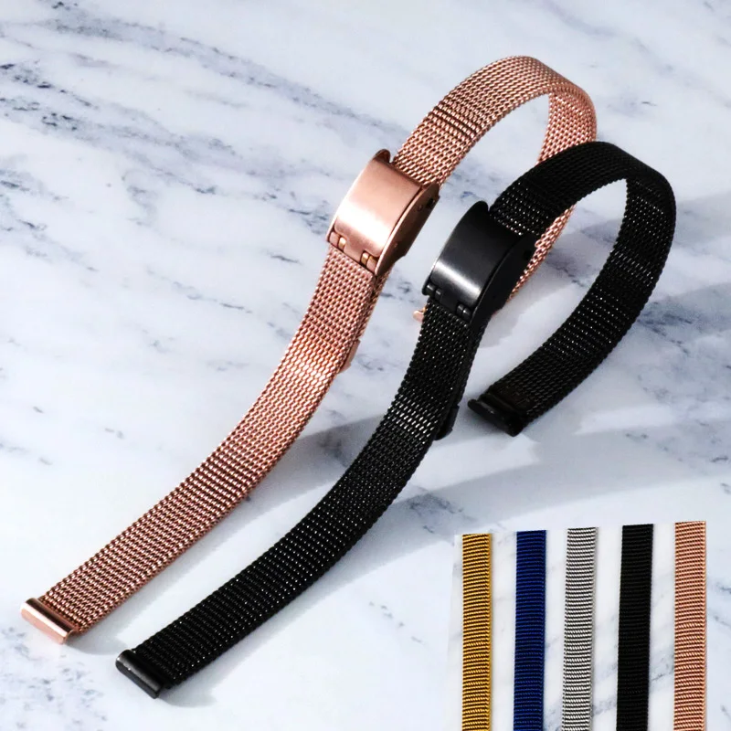 Top Trends: High Quality Milanese Watch Band 8mm 10mm 12mm 14mm 16mm 18mm 20mm 22mm 24mm Strap For Amazfit GTS 2 2e 3 GTS 2 Mini GTR 2 3 Pro Shoppable Styles