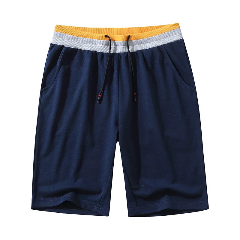 Top Trends: Summer New Men Casual Shorts Trend Brand Men Solid Color Cotton Running Shorts Drawstring Shorts Male Shoppable Styles