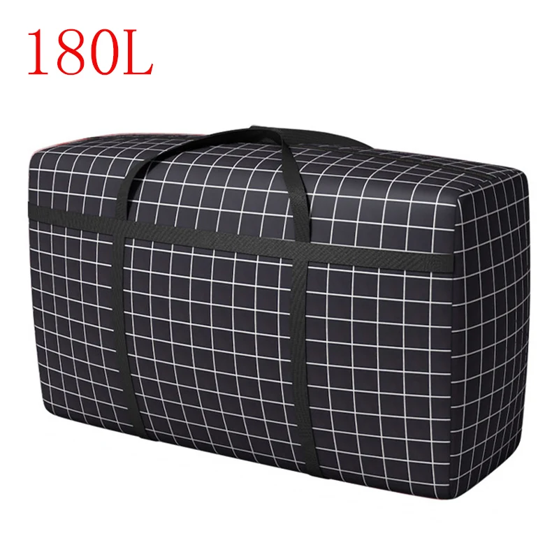 Top Trends: Waterproof Foldable Hand Luggage Bag Thickened Clothes Storage Bags Big Capacity Moving Packing Bag Portable Clothing Duffle Bag Shoppable Styles