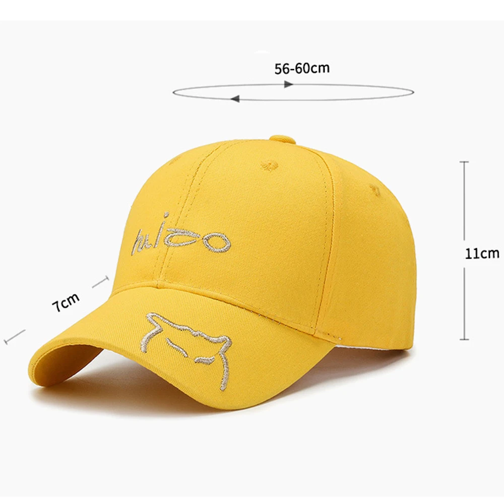 Top Trends: FS Yellow Stylish Women Caps Streetwear Baseball Cap For Men Letter Embroidery Hip Hop Trucker Hats Outdoor Bones Masculinos Shoppable Styles - Image 6