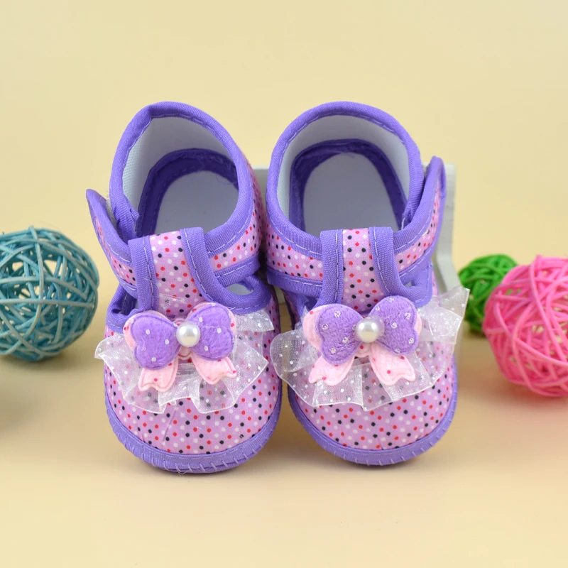 Top Trends: Newborn Baby Girls Shoes Cotton Infant Prewalker Toddler Girls Kid Bowknot Soft Sole Anti-Slip Crib Bebe First Walkers 0-18M Shoppable Styles