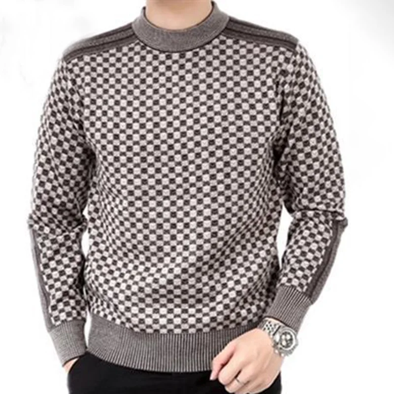 Top Trends: Fashion O-Neck Knitted Spliced All-match Lattice Sweater Men&#039;s Clothing 2023 Autumn New Casual Pullovers Long Sleeve Korean Tops Shoppable Styles