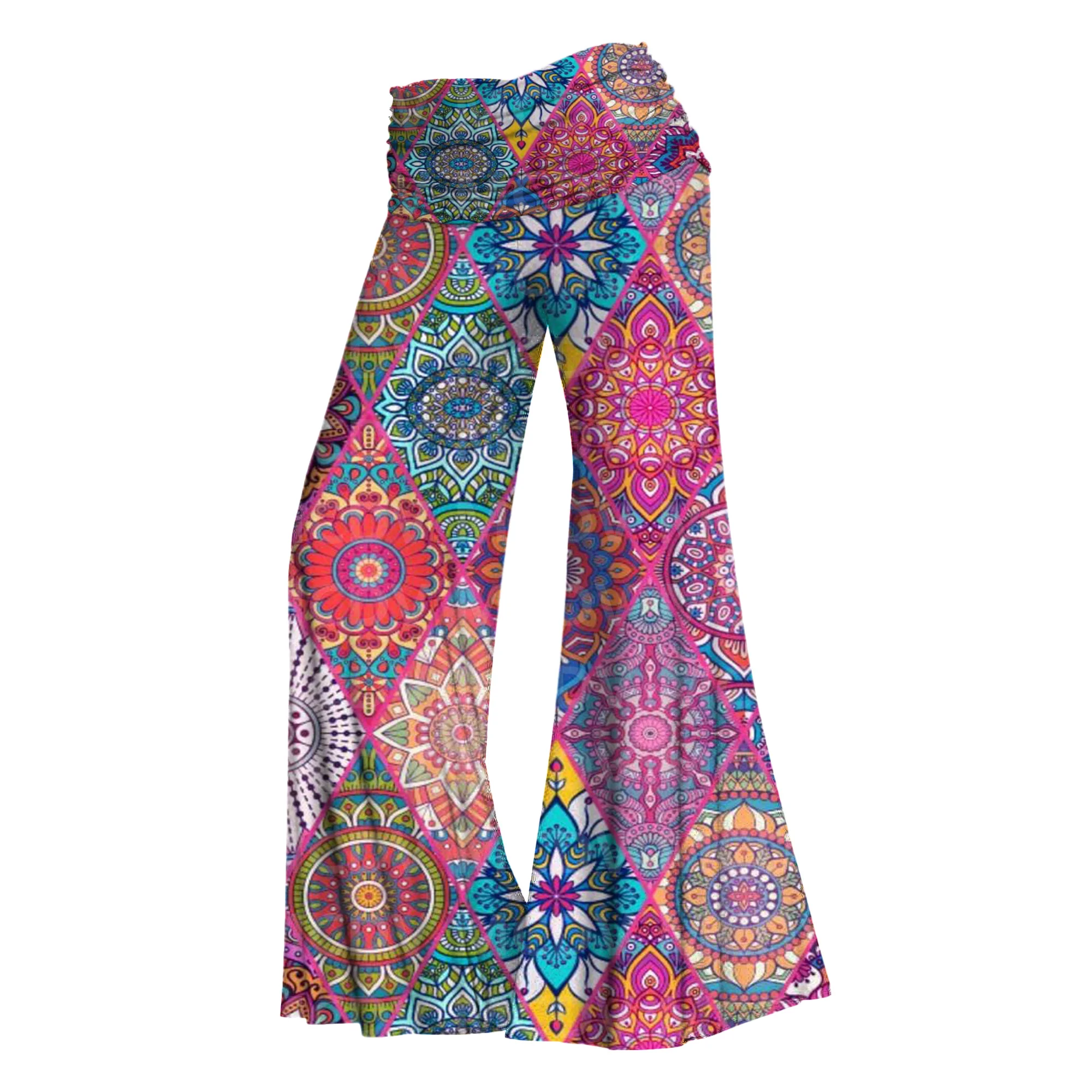 Top Trends: Women&#039;s Wide Leg Pants Yoga Psychedelic 3D Printed Women&#039;s Casual Pants 5 Color Shoppable Styles