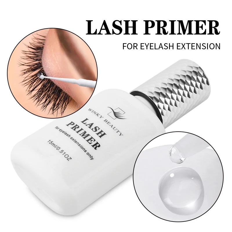 Top Trends: 15ml Eyelash Glue Primer For Lash Extension Strength Glue Adhesive Bonding False Eyelashes Long Lasting Fixing Agent Glue Tools Shoppable Styles