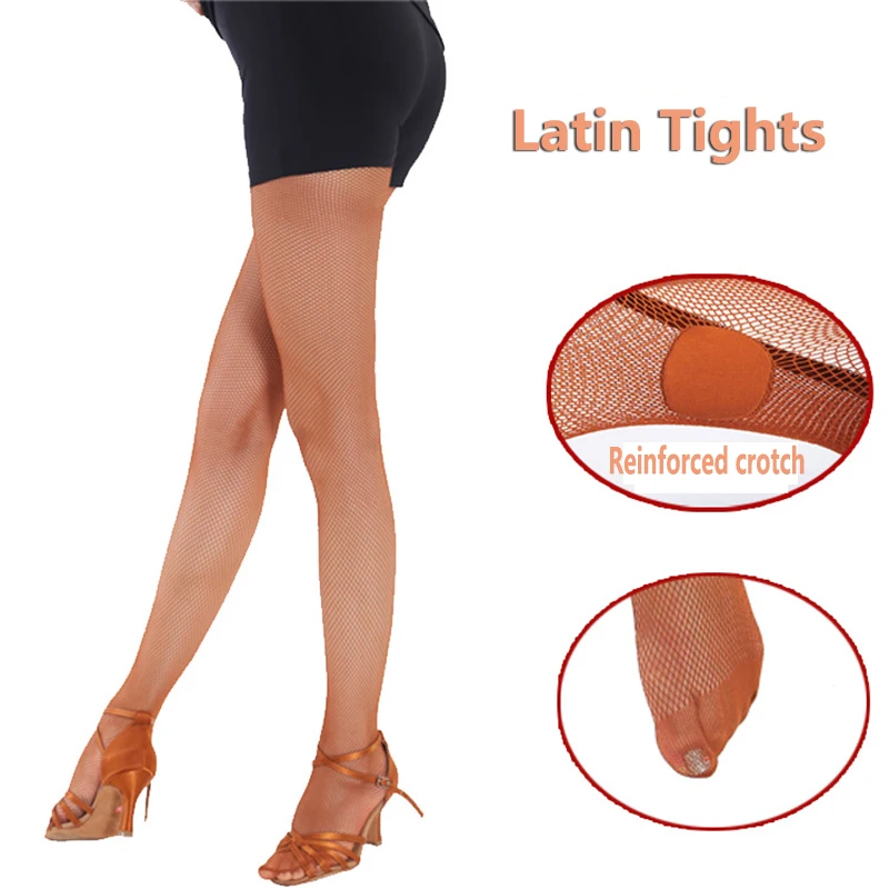 Top Trends: Professional Latin Tights Women Fishnet Tights Ballroom&Latin Dance Elastic Latin Stockings Pantyhose Tights For Women Shoppable Styles