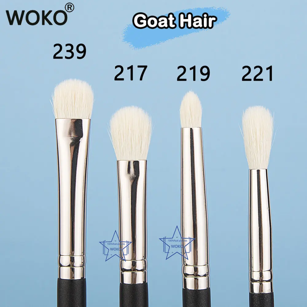 Top Trends: 239 Makeup Eyeshadow Brushes Flat Eye Shadow Shader Blending Brushes Goat Hair Eye Shadow Liquid Cream Powder Make Up Tool Shoppable Styles