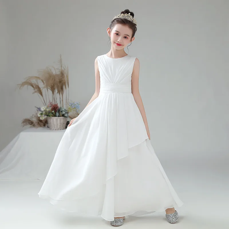 Top Trends: Dideyttawl Real Pictures Chiffon Flower Girl Dress For Wedding Party First Communion 2024 Little Bride Gowns Junior Bridesmaid Shoppable Styles