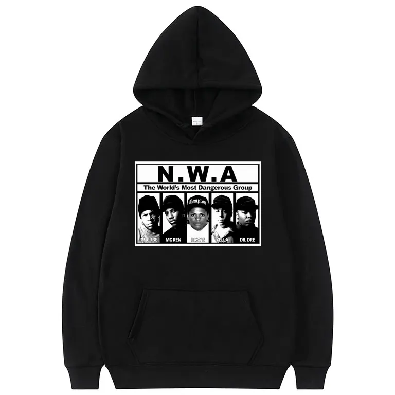 Top Trends: Hip Hop Rap N.W.A Hoodie The World&#039;s Most Dangerous Group Ice Cube Mc Ren Eazye Yella Dr.dre Graphic Hoodies Men Women Clothes Shoppable Styles