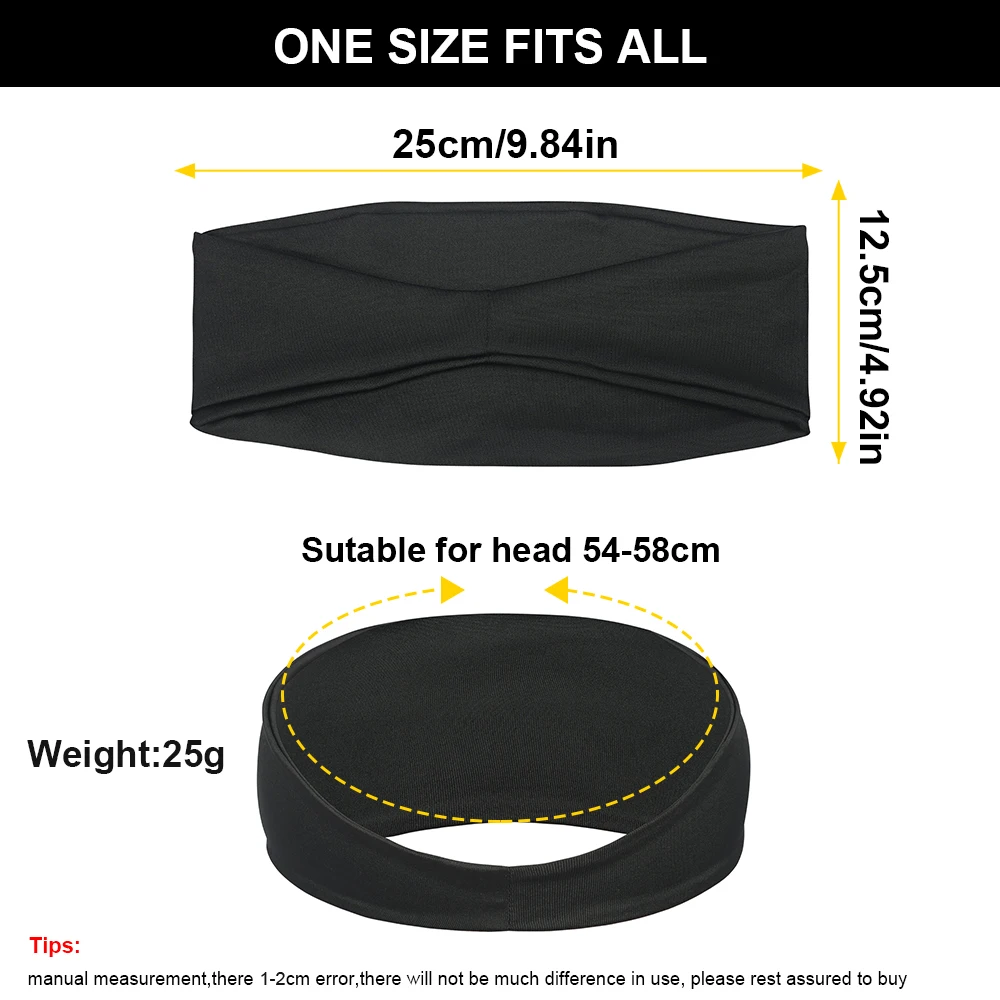 Top Trends: Elastic Sweat Sweatband Breathable Hair Band Cationic Fabric Men Fashion Headband Hair Accessories Moisture Wicking Women Girls Shoppable Styles - Image 6