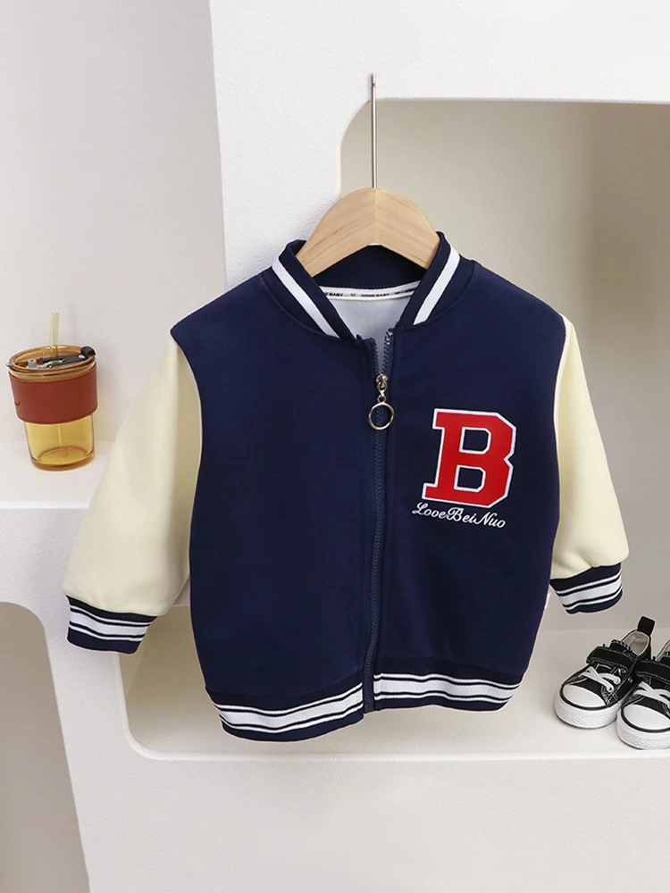 Top Trends: LJMOFA 1-6T Spring Kids Jacket For Boy Coat Autumn Zipper Baseball Uniform Cotton Light Outerwear Baby Toddle Child Cloth D144 Shoppable Styles - Image 2