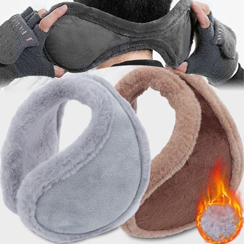 Top Trends: Unisex Warm Fur Earmuffs For Men Women Velvet Ear Muffs Winter Thicken Warmer Ear Cover Outdoor Cycling Ski Plush Ear Protector Shoppable Styles