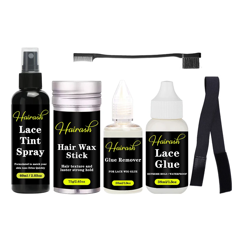 Top Trends: Lace Tint Spray Travel Suit With Lace Glue Waterproof Carried On The Plane Hair Wax Stick Glue Remover For Front Wigs Shoppable Styles