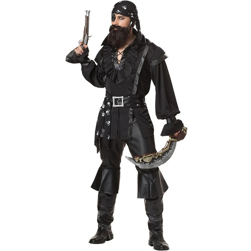 Top Trends: 2023Pirate Costumes For Women Men Adult Halloween Male Captain Jack Sparrow Costume Pirates Of The Caribbean Cosplay Clothes Set Shoppable Styles