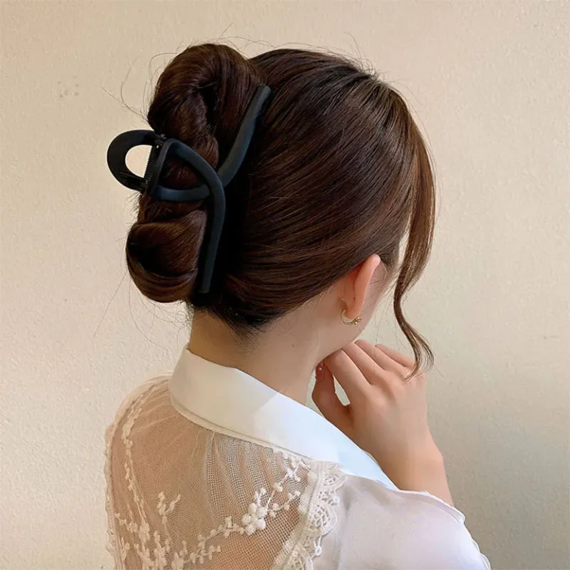 Top Trends: Large Hair Clip Ladies Flower Hair Crab Clip Barrette Buckle For Hair Claws Hairpins For A Woman Japanese Korean Accessories Shoppable Styles - Image 5