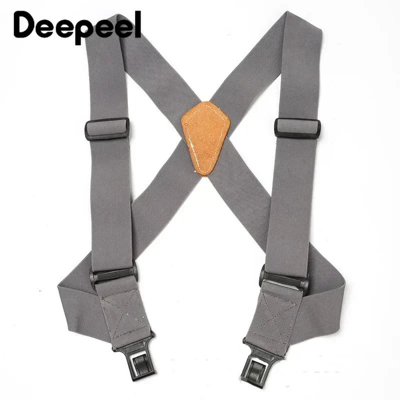 Top Trends: 1Pc 5cm*120cm Adult Men's Elastic Wide Braces Mens Suspenders Adjustable X Type Strap Male Jockstrap Sport Work Suspender Shoppable Styles