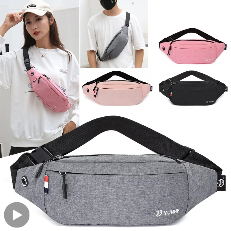 Top Trends: Fanny Pack Waist Bag For Women Men Belt Pouch Male Bum Kangaroo Hip Sack Belly Phone Waterproof Banana Cross Shoulder Handbag Shoppable Styles