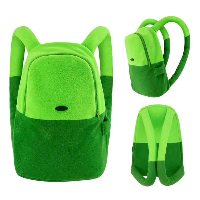 Top Trends: WENAM Kids Cute Anime Game Cosplay Backpack Fionna Cosplay Backpack Green Bag Prop For Anime Costume Halloween Gift Shoppable Styles