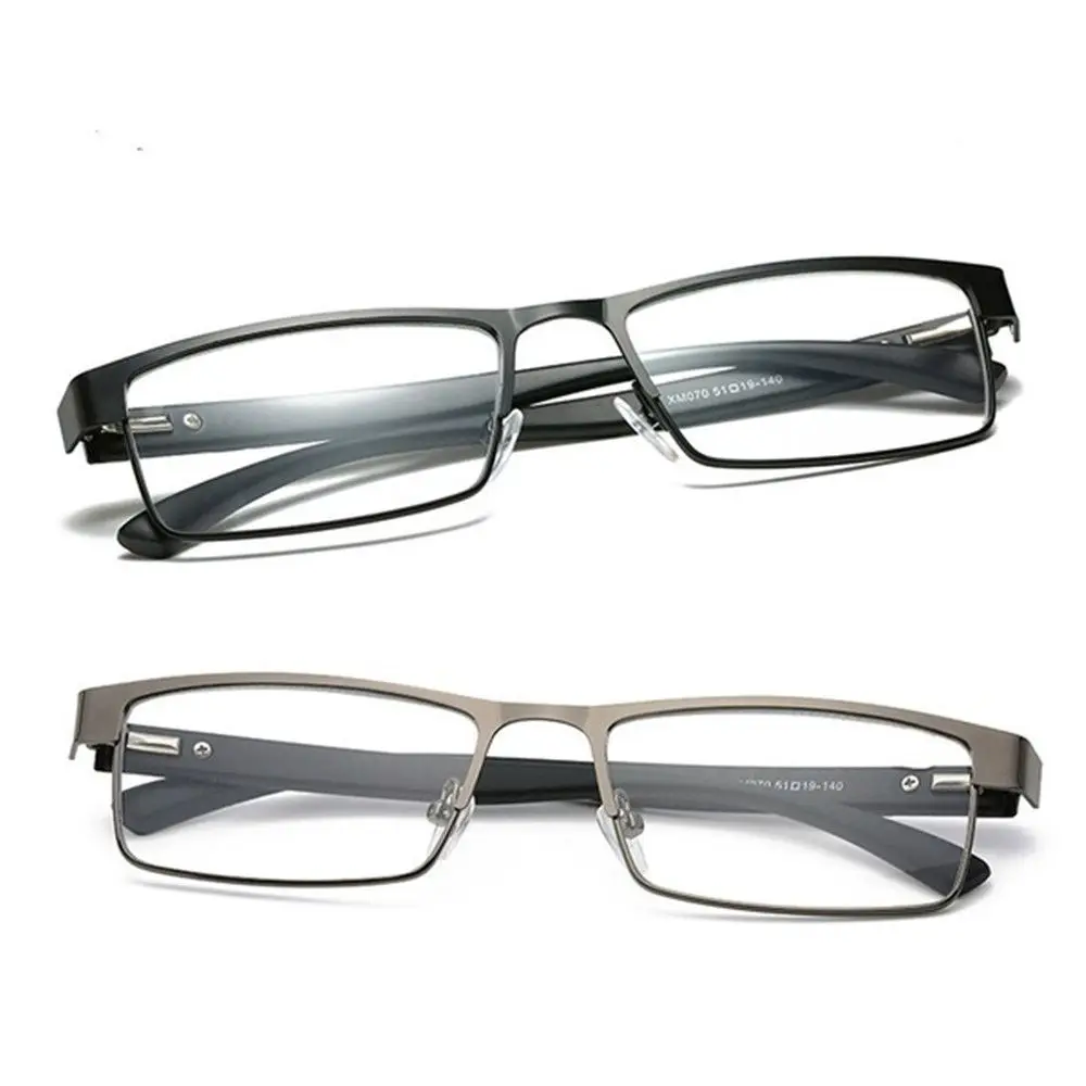 Top Trends: Men Titanium Alloy Business Reading Glasses 2023 Retro Non Spherical 12 Layer Coated Lenses Hyperopia Prescription Eyeglasses Shoppable Styles - Image 3