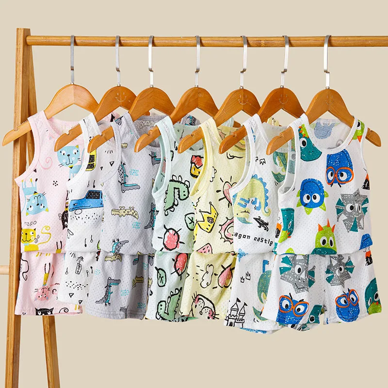 Top Trends: Teenage Girls Pajamas New Summer Cartoons Rabbit Children's Clothing Boys Sleepwear Cotton Pyjamas Sets For Kids 4 6 8 10 Years Shoppable Styles