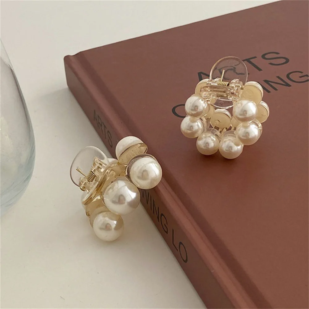 Top Trends: Mini Pearl Hair Claw For Women Girls Elegant Clip Small Pearl Hairpins Hair Accessories Fashion Headwear Shoppable Styles