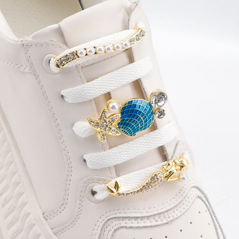 Top Trends: Luxury Shoelaces For Sneakers Decoration Clips Shoe Laces Shiny Rhinestones Shoe Charms Faux Jeweled Vintage Shoelace Decorative Shoppable Styles