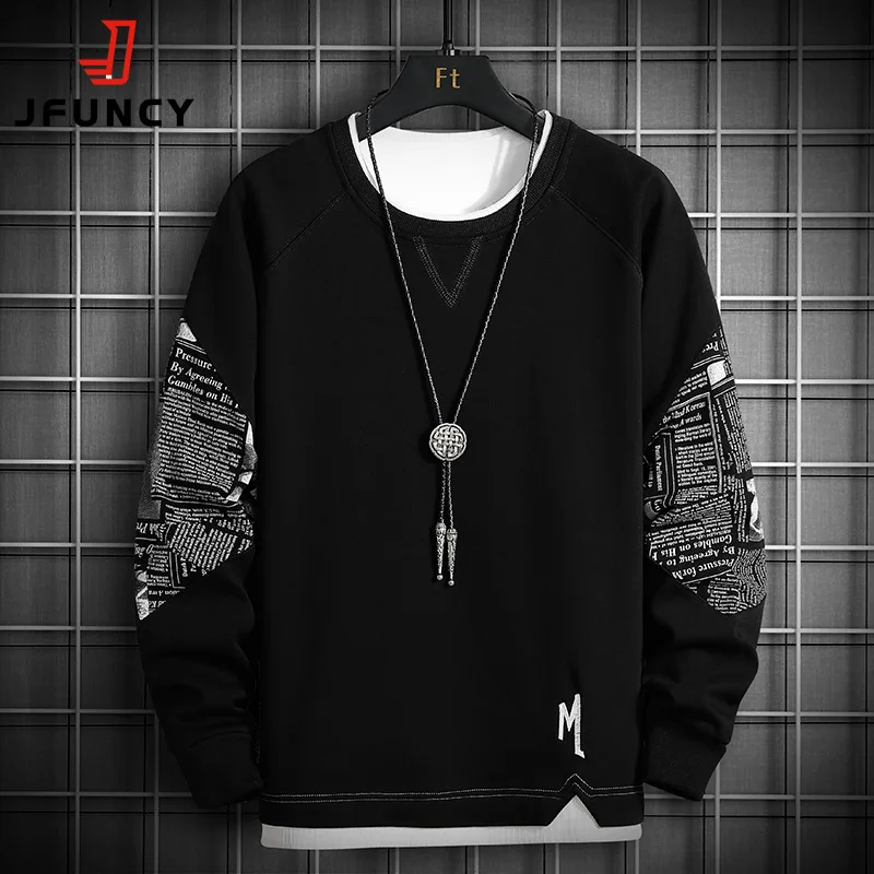 Top Trends: JFUNCY 2021 Autumn Mens Sweatshirts Men Japanese Streetwear Fashion Harajuku O-Neck Male Hoodies New Casual Men's Clothes Shoppable Styles