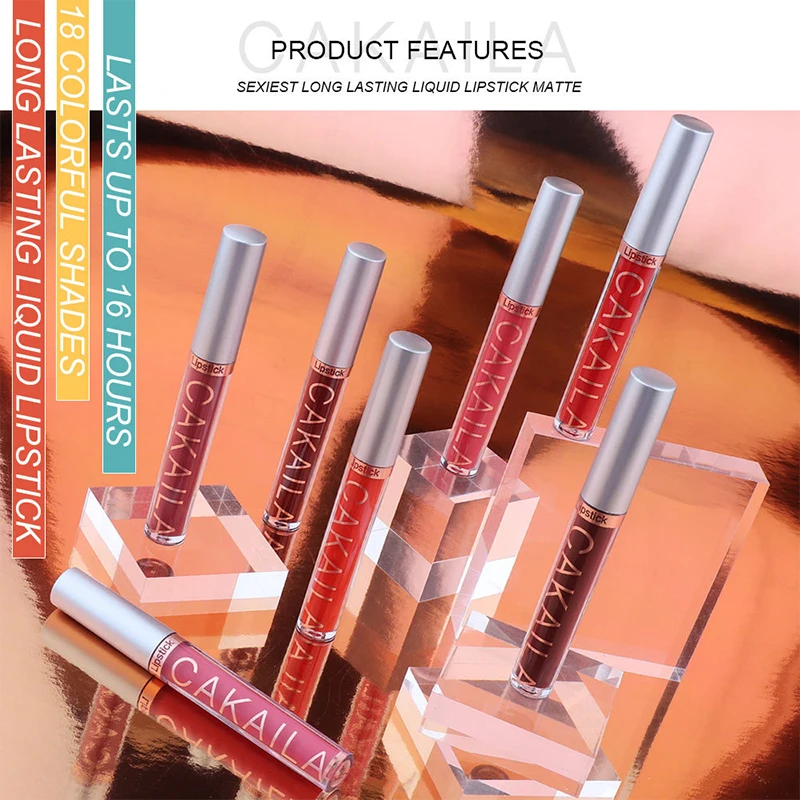 Top Trends: Sexy Long Lasting Velvet Matte Lip Gloss Liquid Lipstick Lip Makeup Women Beauty Red Nonstick Cup Waterproof Lip Gloss Shoppable Styles - Image 5