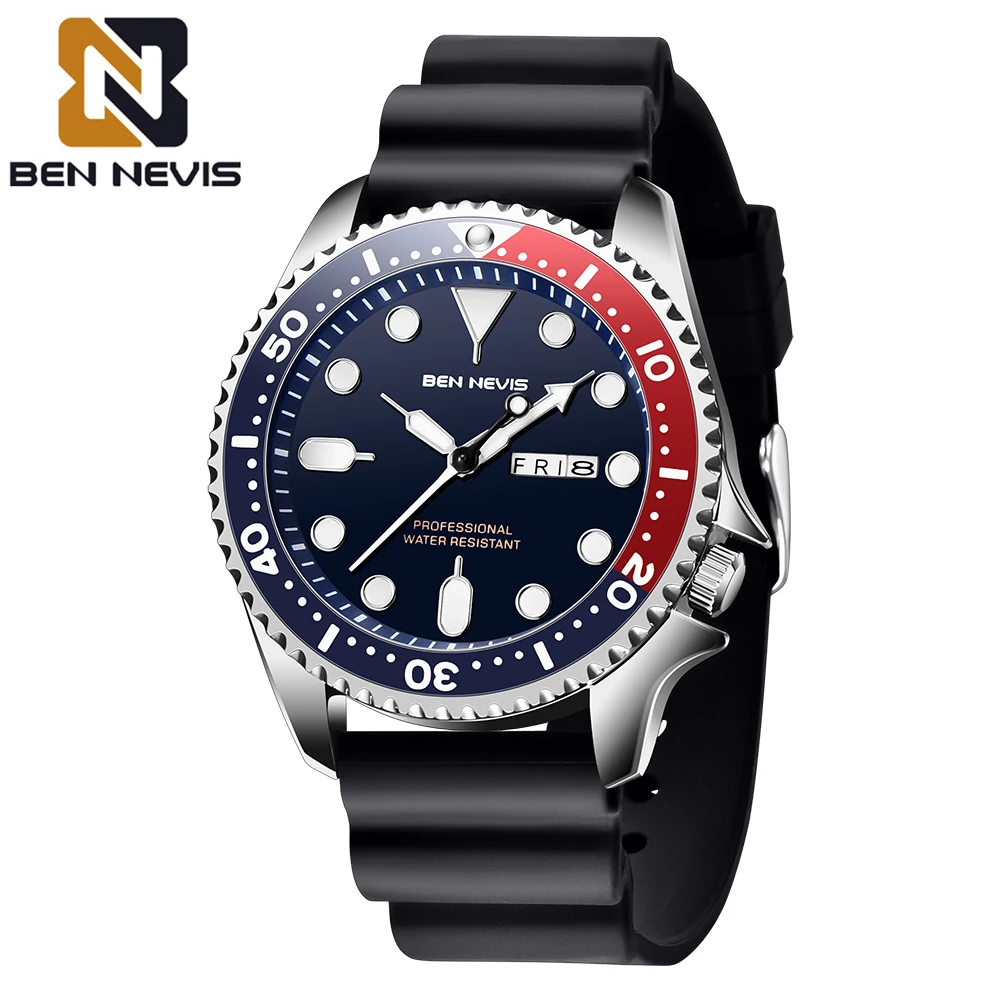 Top Trends: New Fashion Men Watch Ben Nevis Luxury Top Brand Quartz Watches Mens Waterproof Date Sports Luminous Bussiness Wristwatch Shoppable Styles