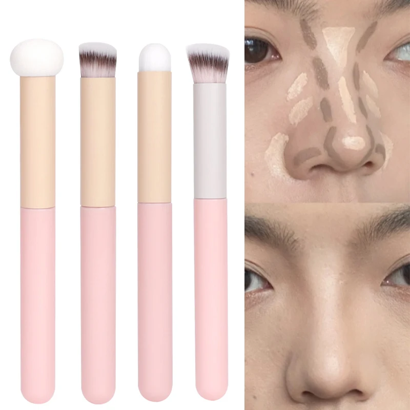 Top Trends: Sponge Concealer Makeup Brushes Lipstick Lip Brush Soft Makeup Powder Puff Wet Dry Use Face Contouring Blending Makeup Brushes Shoppable Styles