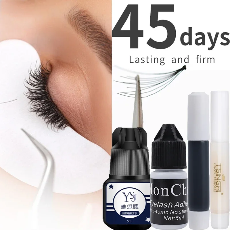 Top Trends: Eyelash Glue Extension Transparent Black Eyelashes Extension Glue Quick Drying Adhesive Long Lasting Grafting Eyelash Glue 1PCS Shoppable Styles