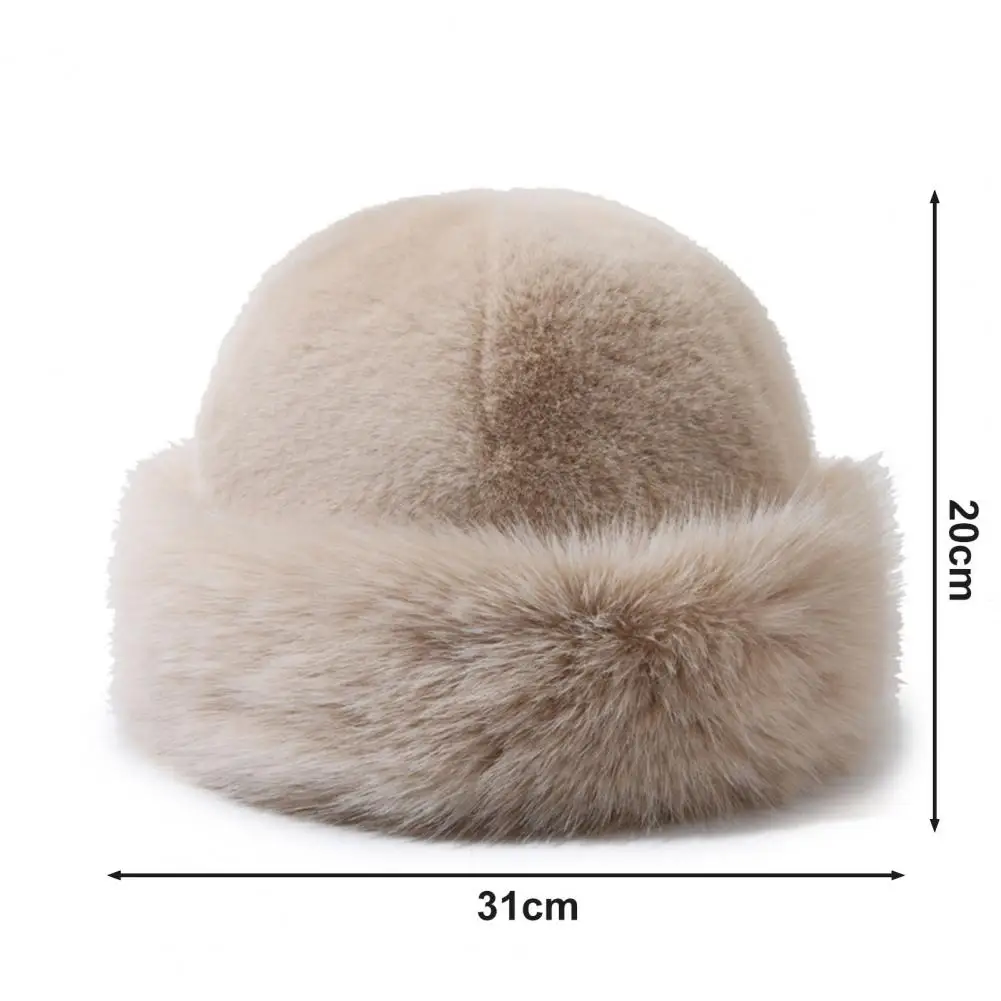 Top Trends: Women Hat Fashionable Solid Color Winter Hat Thicken Warm Soft Comfortable Plush Hat For Cold Weather Shoppable Styles - Image 6