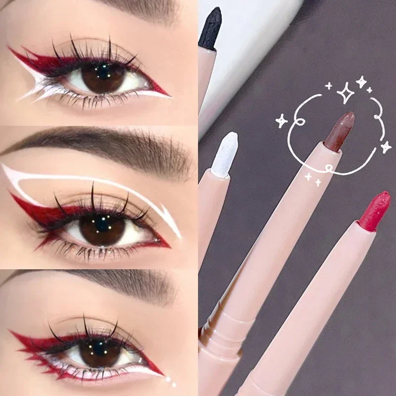 Top Trends: Matte Red Liquid Eyeliner Waterproof Lasting Colorful Black White Sweatproof Quickily Drying Eye Liner Pen Eyes Makeup Cosmetic Shoppable Styles