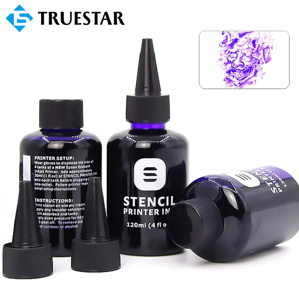 Top Trends: Tattoo Stencil Printer Ink 120ml Transfer Tracing Paper 4oz For Inkject Ink Transfer Machines Dedicated Ink Tattoo Accessories Shoppable Styles