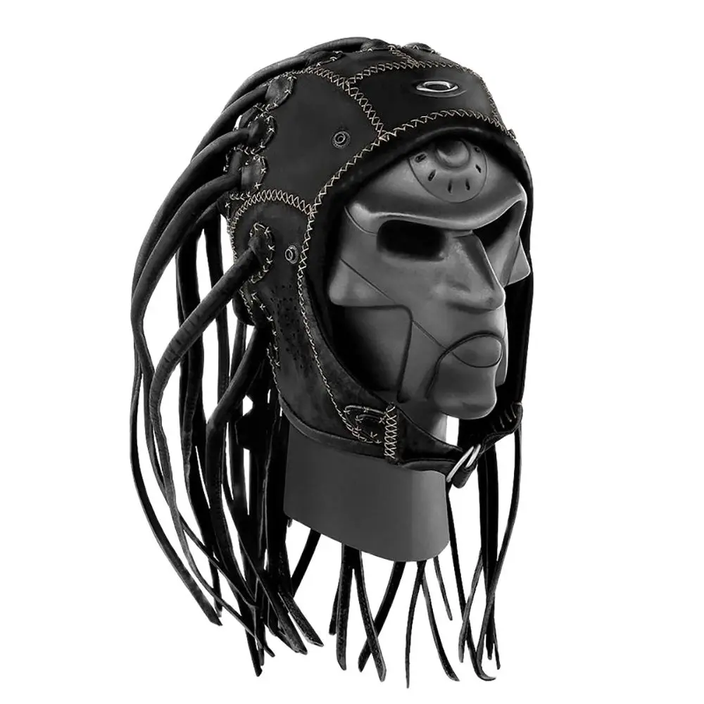 Top Trends: Mask Weaving Braids Horrific Monster Latex Helmet Headgear Costume Party Halloween Cosplay Prop Shoppable Styles