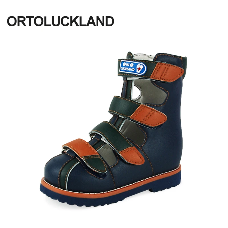 Top Trends: Ortoluckland Children Sandals Baby Leather Orthopedic Shoes Kids Boy Girls Fashion High Top Tiptoeing Clubfoot Toddler Footwear Shoppable Styles