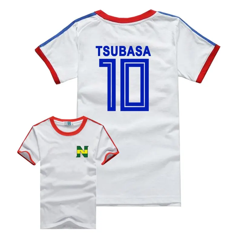 Top Trends: Anime Captain Tsubasa Cosplay Tsubasa Ozora Nankatsu Short Sleeve Soccer Shirt For High Quality Men Women Children Sport Tops Shoppable Styles