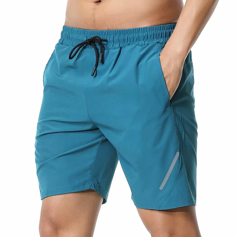 Top Trends: Mens Running Shorts Gym Wear Fitness Workout Shorts Men Sport Short Pants Tennis Basketball Soccer Training Shorts 2020 Shoppable Styles