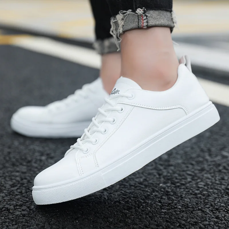 Top Trends: Men Shoes Sneakers New Spring Autumn Fashion White Board Men Zapatillas Hombre Chaussure Homme Off Shoes Men Sneakers Plus Size Shoppable Styles