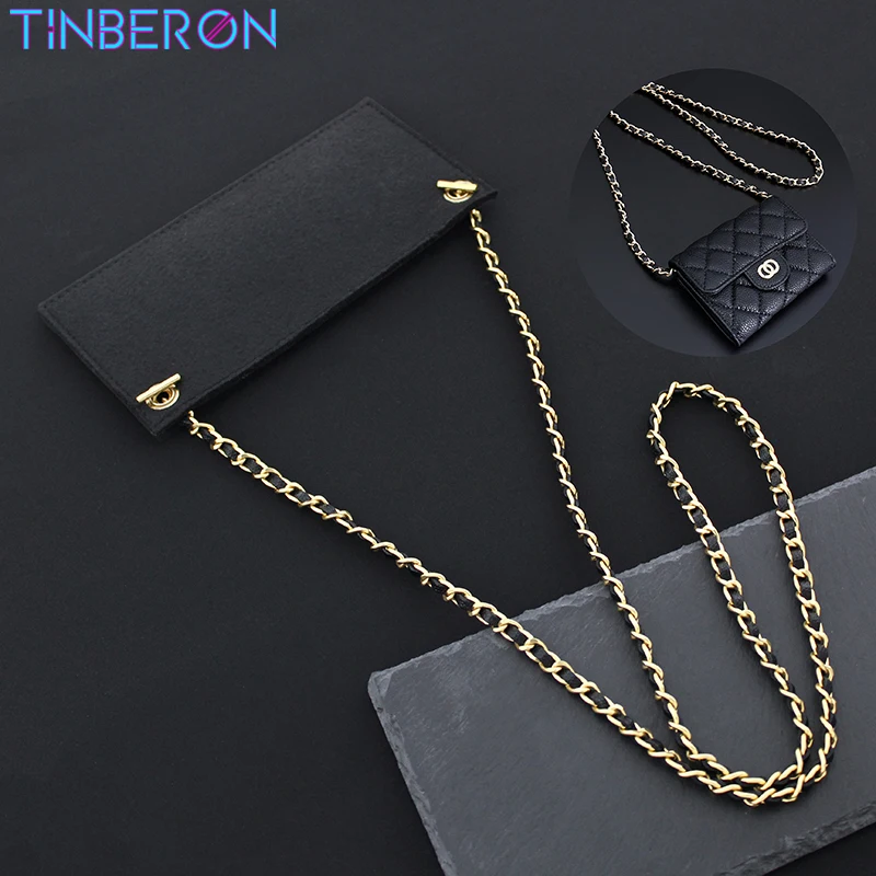 Top Trends: TINBERON Retrofit Purse T Chain Strap Bag Inner Bags Accessories Handbags Purse Insert Felt Liner Bag Crossbody Chain Bag Straps Shoppable Styles