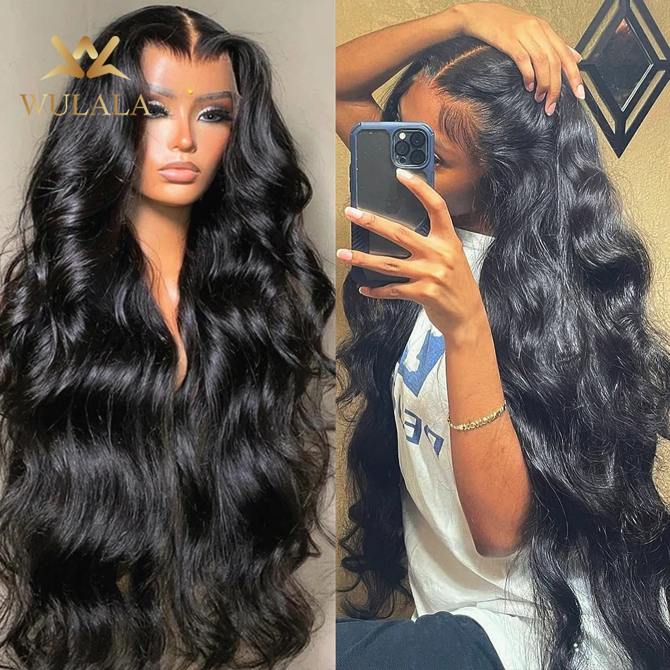 Top Trends: Body Wave Lace Front Wig 13x6 Hd Transparent Human Hair Lace Frontal Wig 30inch 13x4 Brazilian Preplucked Lace Wigs Wet And Wavy Shoppable Styles