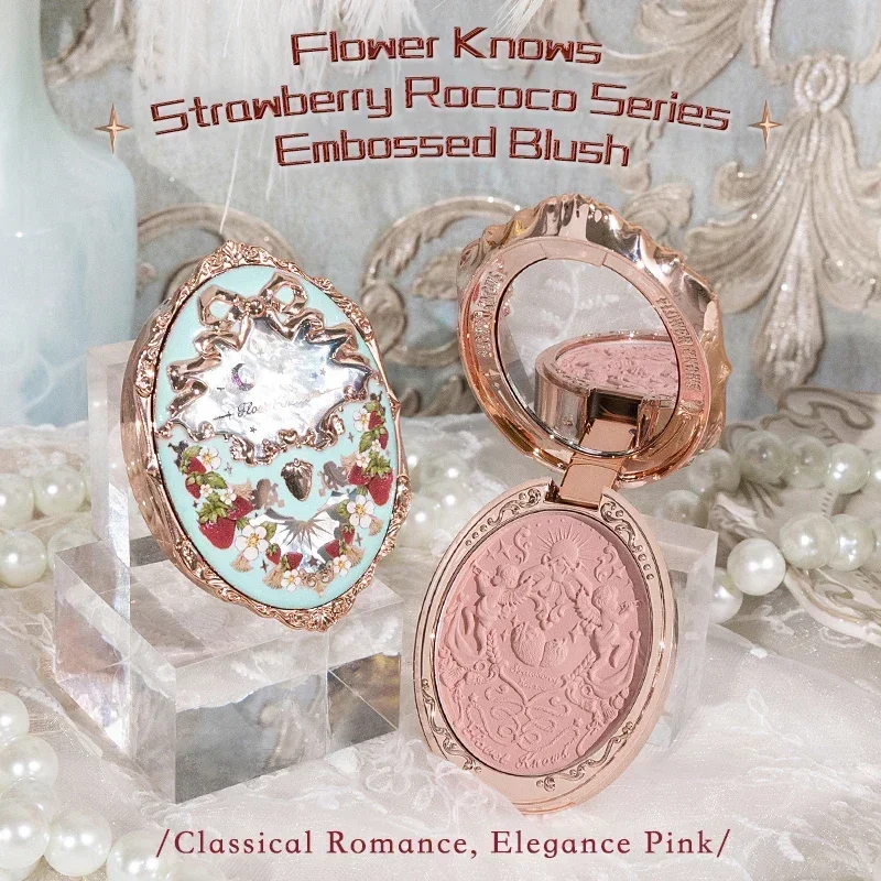 Top Trends: Flower Knows Strawberry Rococo Series Embossed Blush 5g Shoppable Styles