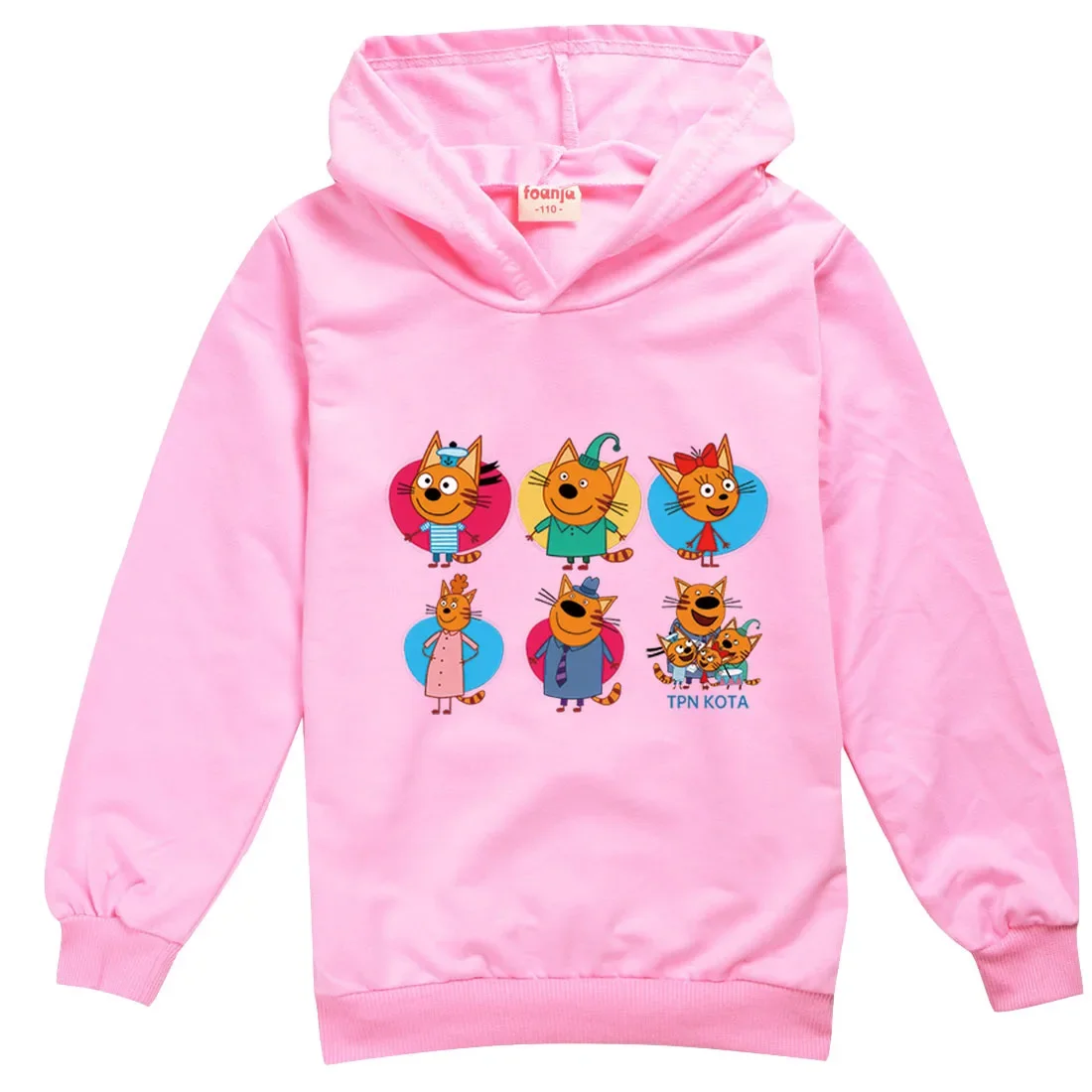 Top Trends: Kid-E-Cats Cotume Kids Russian Три Кота My Family Three Happy Cats Clothes Baby Girls Sweatshirts Boys Fashion Hooded Outerwear Shoppable Styles - Image 3